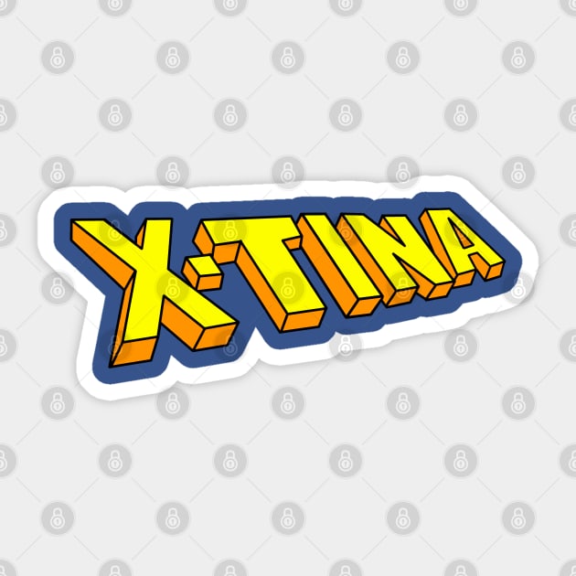 X-Tina Sticker by guirodrigues